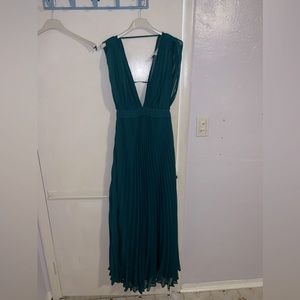 Green formal dress